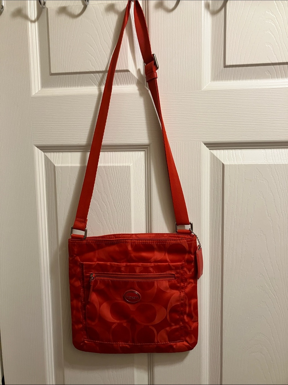 Coach Red Signature Crossbody Bag